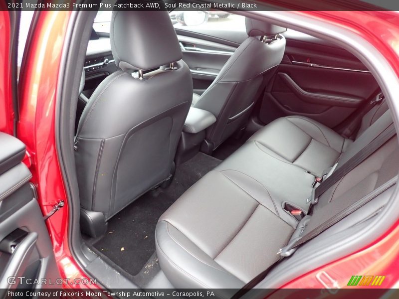 Rear Seat of 2021 Mazda3 Premium Plus Hatchback AWD