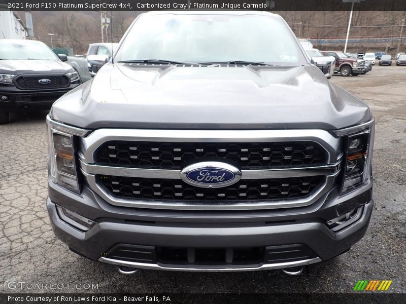 Carbonized Gray / Platinum Unique Carmelo 2021 Ford F150 Platinum SuperCrew 4x4