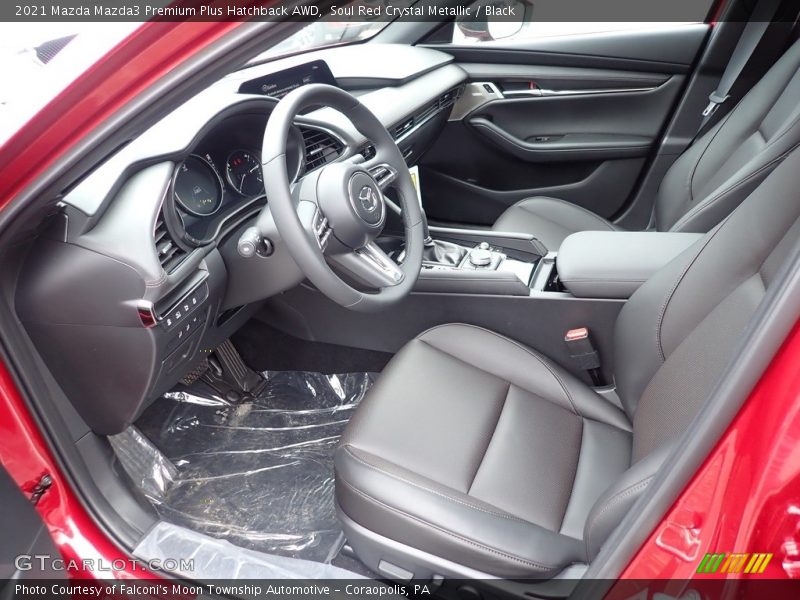 Front Seat of 2021 Mazda3 Premium Plus Hatchback AWD