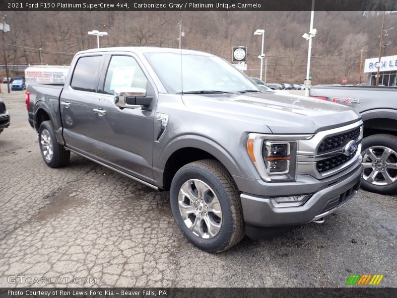 Carbonized Gray / Platinum Unique Carmelo 2021 Ford F150 Platinum SuperCrew 4x4