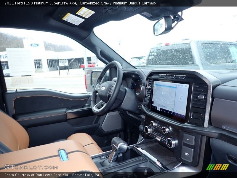Carbonized Gray / Platinum Unique Carmelo 2021 Ford F150 Platinum SuperCrew 4x4