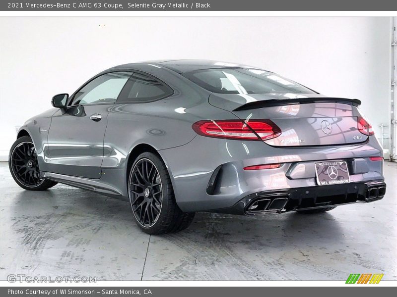 Selenite Gray Metallic / Black 2021 Mercedes-Benz C AMG 63 Coupe