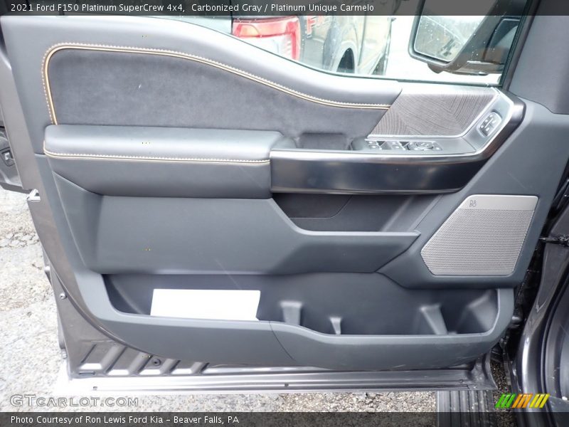 Door Panel of 2021 F150 Platinum SuperCrew 4x4