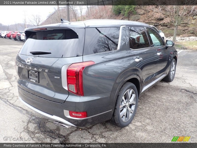 Rainforest / Black 2021 Hyundai Palisade Limited AWD