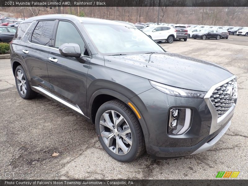 Rainforest / Black 2021 Hyundai Palisade Limited AWD