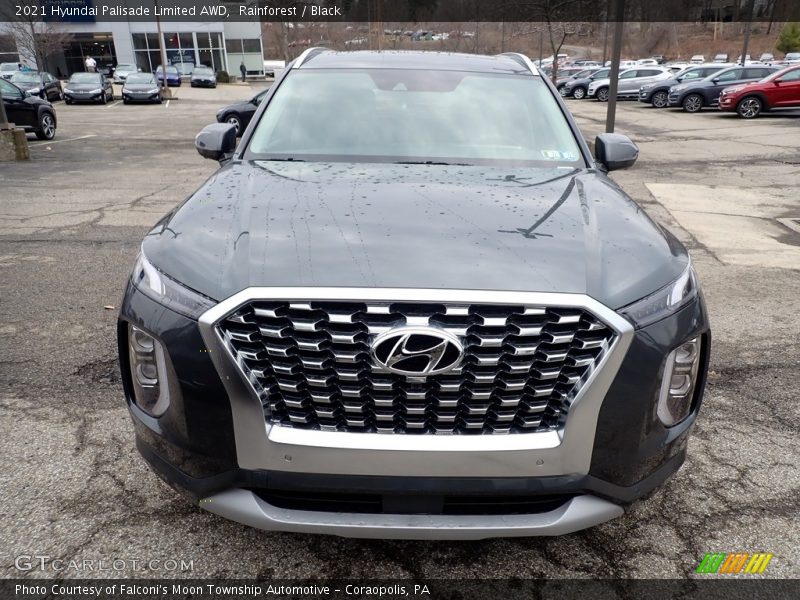 Rainforest / Black 2021 Hyundai Palisade Limited AWD
