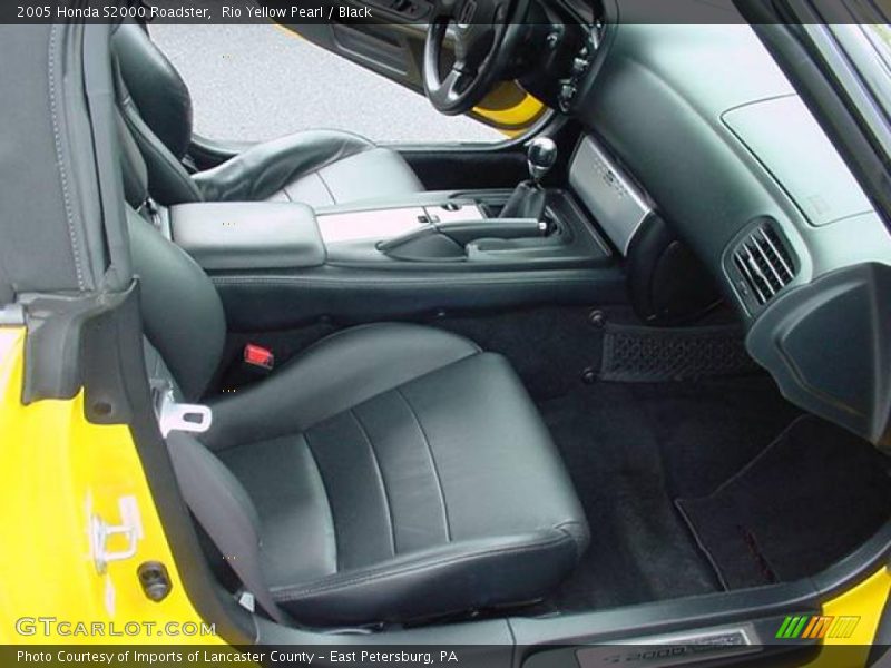 Rio Yellow Pearl / Black 2005 Honda S2000 Roadster