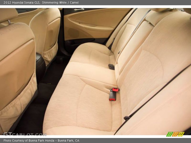 Shimmering White / Camel 2012 Hyundai Sonata GLS