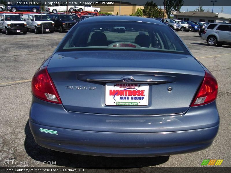 Graphite Blue Metallic / Medium Graphite 2000 Ford Taurus SES