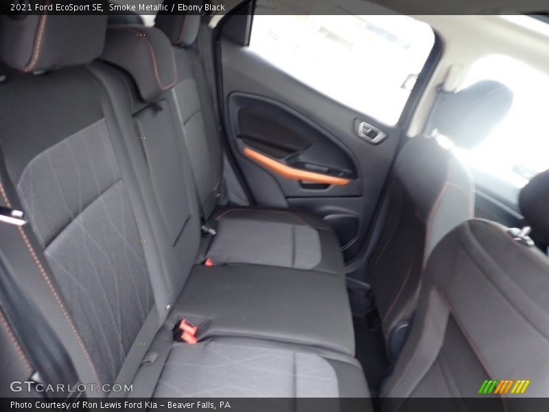 Smoke Metallic / Ebony Black 2021 Ford EcoSport SE