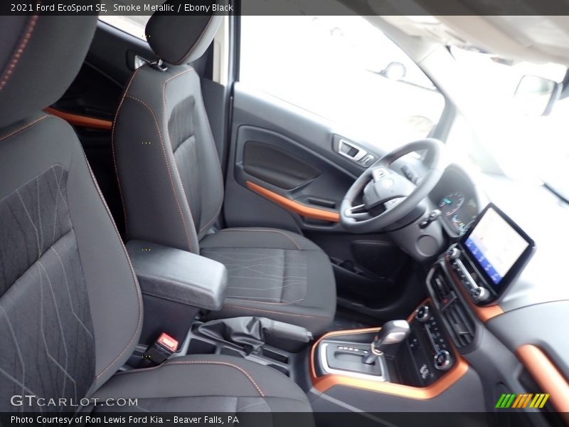 Smoke Metallic / Ebony Black 2021 Ford EcoSport SE
