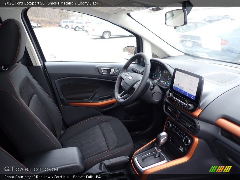 Smoke Metallic / Ebony Black 2021 Ford EcoSport SE