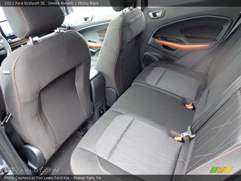 Smoke Metallic / Ebony Black 2021 Ford EcoSport SE