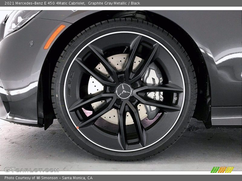 Graphite Gray Metallic / Black 2021 Mercedes-Benz E 450 4Matic Cabriolet
