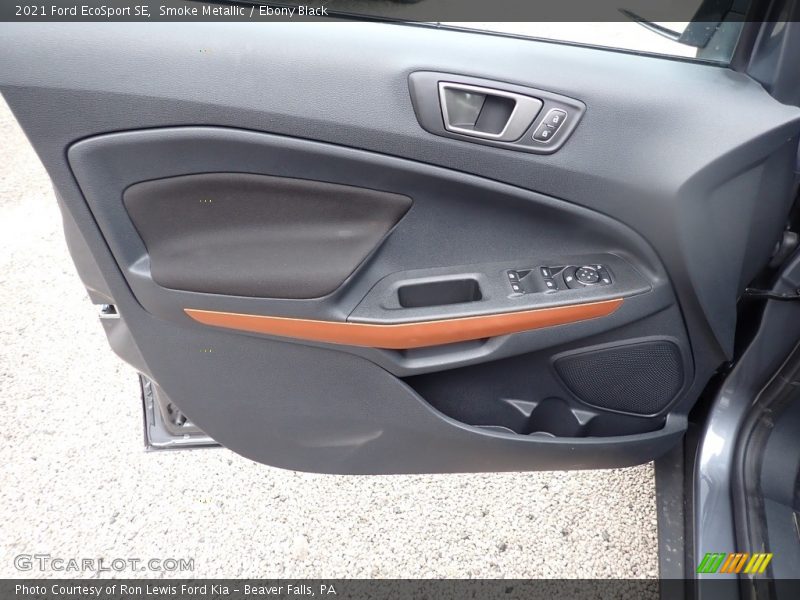 Smoke Metallic / Ebony Black 2021 Ford EcoSport SE
