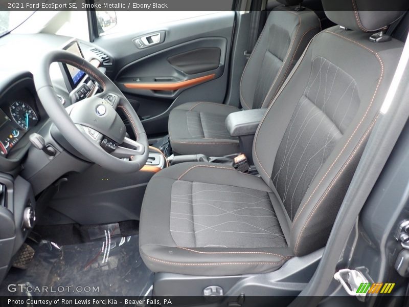 Smoke Metallic / Ebony Black 2021 Ford EcoSport SE