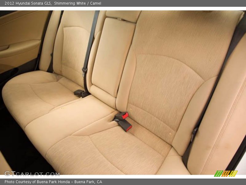 Shimmering White / Camel 2012 Hyundai Sonata GLS