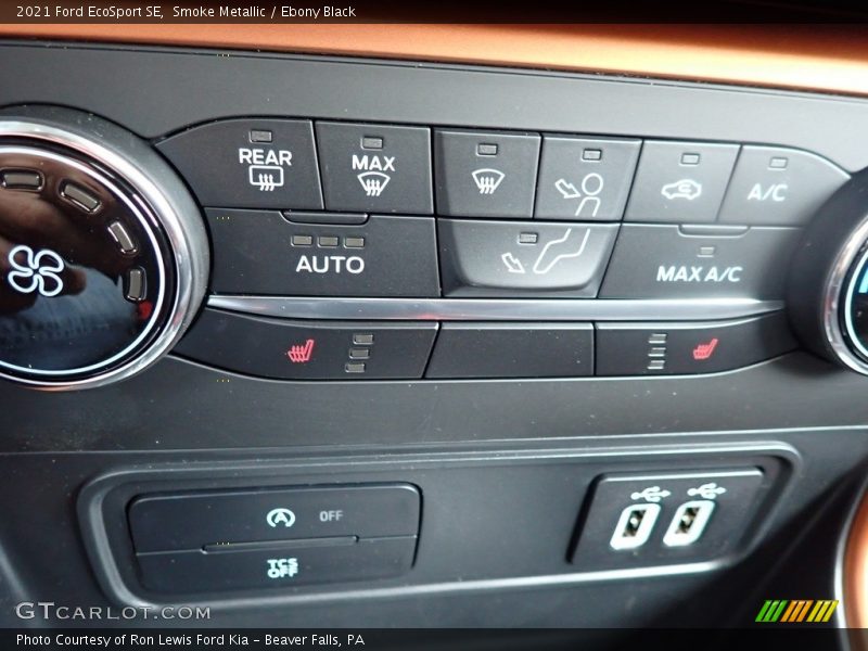 Smoke Metallic / Ebony Black 2021 Ford EcoSport SE