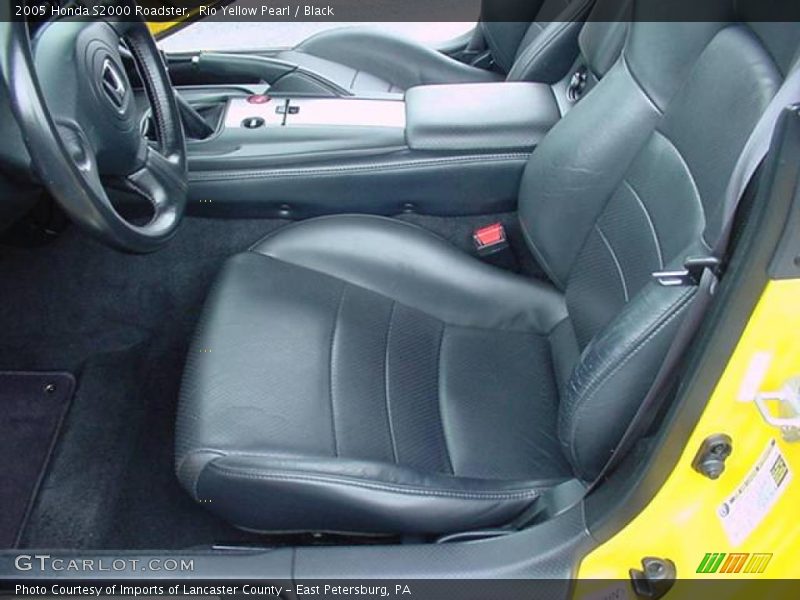 Rio Yellow Pearl / Black 2005 Honda S2000 Roadster
