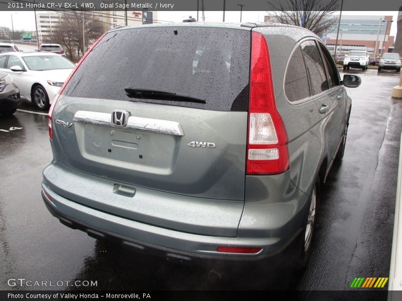 Opal Sage Metallic / Ivory 2011 Honda CR-V EX-L 4WD