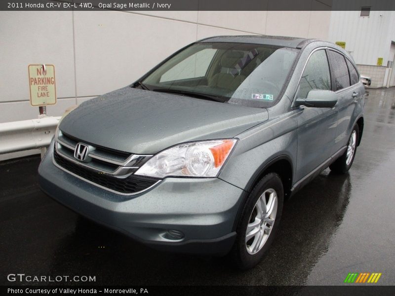 Opal Sage Metallic / Ivory 2011 Honda CR-V EX-L 4WD