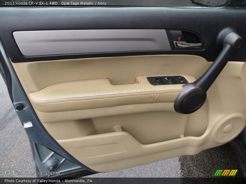Opal Sage Metallic / Ivory 2011 Honda CR-V EX-L 4WD