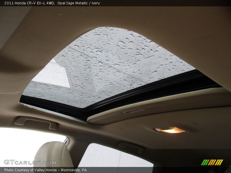 Opal Sage Metallic / Ivory 2011 Honda CR-V EX-L 4WD