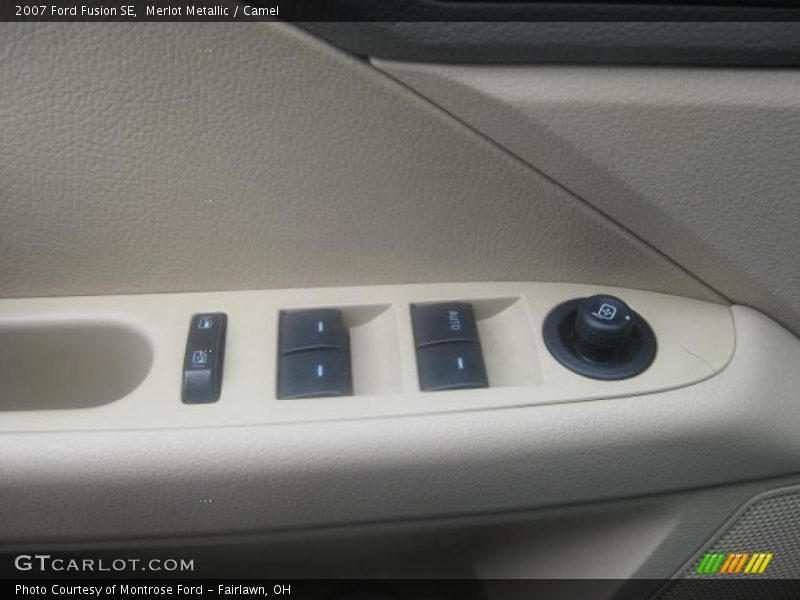 Merlot Metallic / Camel 2007 Ford Fusion SE