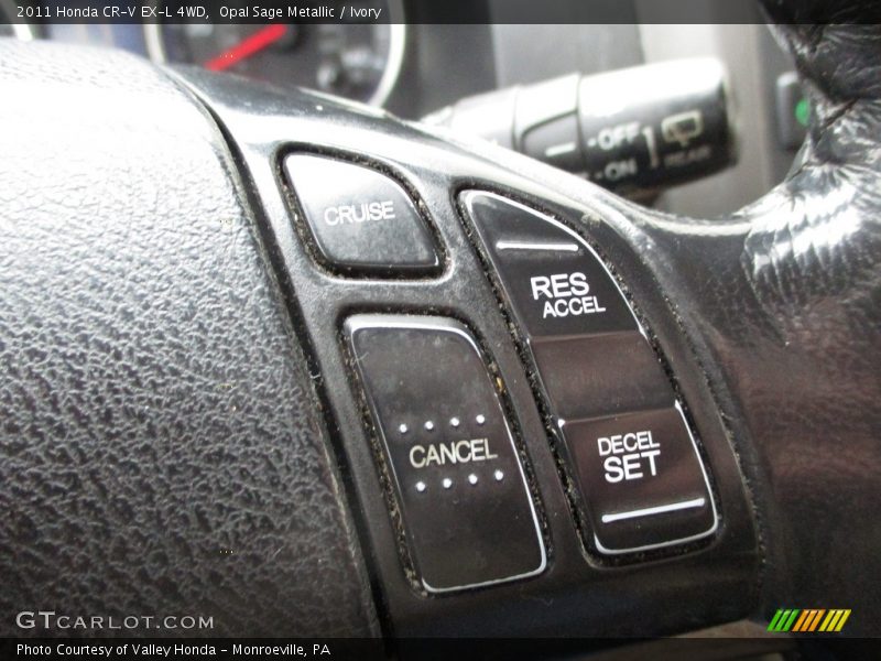 Opal Sage Metallic / Ivory 2011 Honda CR-V EX-L 4WD