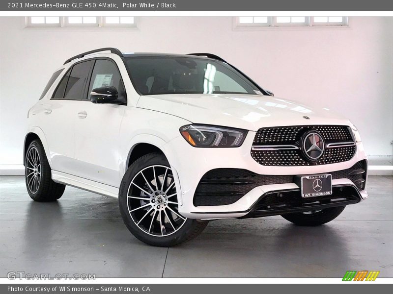 Polar White / Black 2021 Mercedes-Benz GLE 450 4Matic