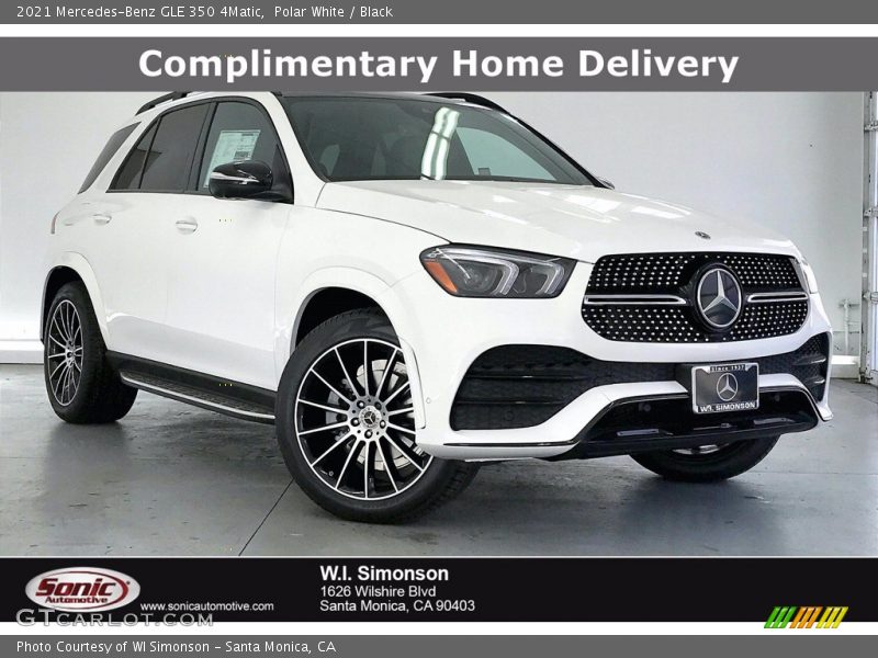 Polar White / Black 2021 Mercedes-Benz GLE 350 4Matic
