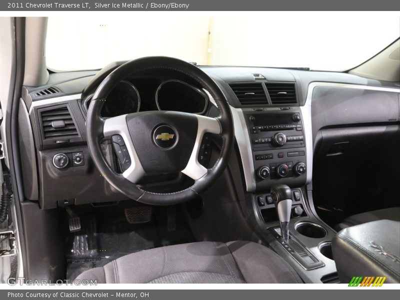 Silver Ice Metallic / Ebony/Ebony 2011 Chevrolet Traverse LT