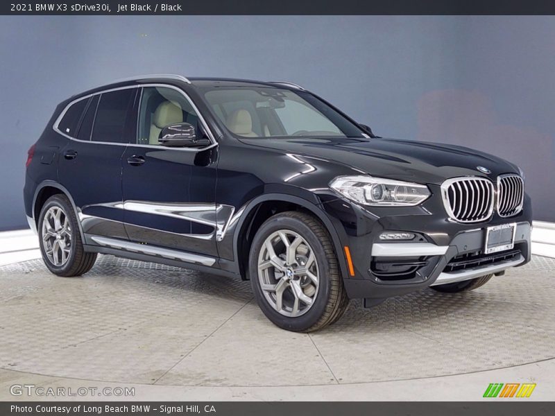 Jet Black / Black 2021 BMW X3 sDrive30i