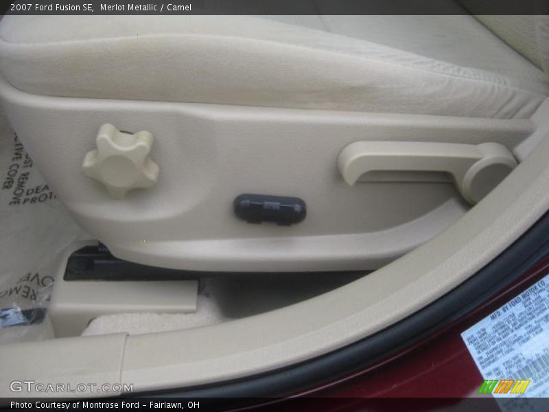 Merlot Metallic / Camel 2007 Ford Fusion SE