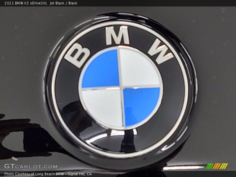 Jet Black / Black 2021 BMW X3 sDrive30i