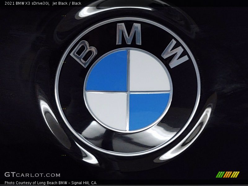 Jet Black / Black 2021 BMW X3 sDrive30i