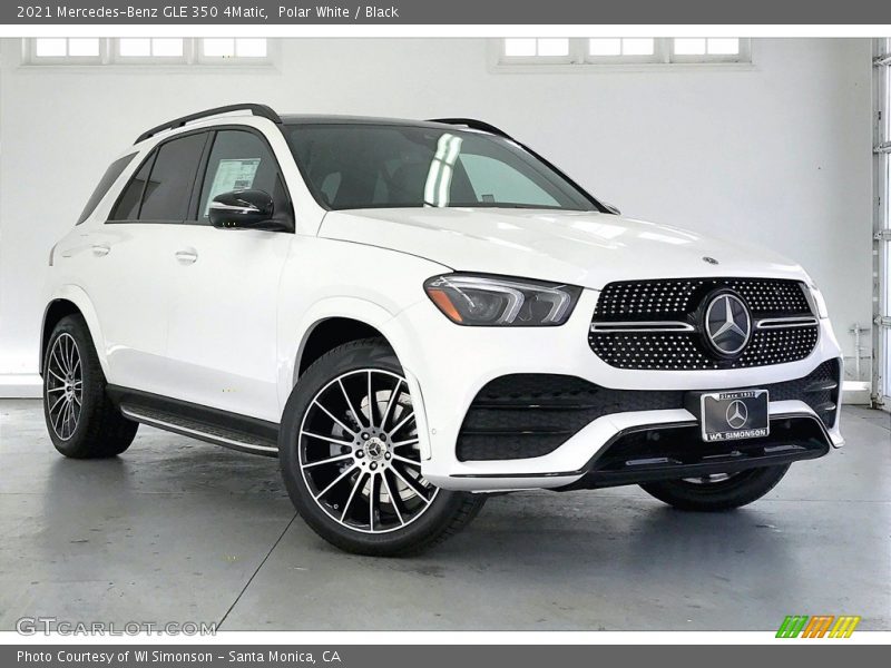 Polar White / Black 2021 Mercedes-Benz GLE 350 4Matic