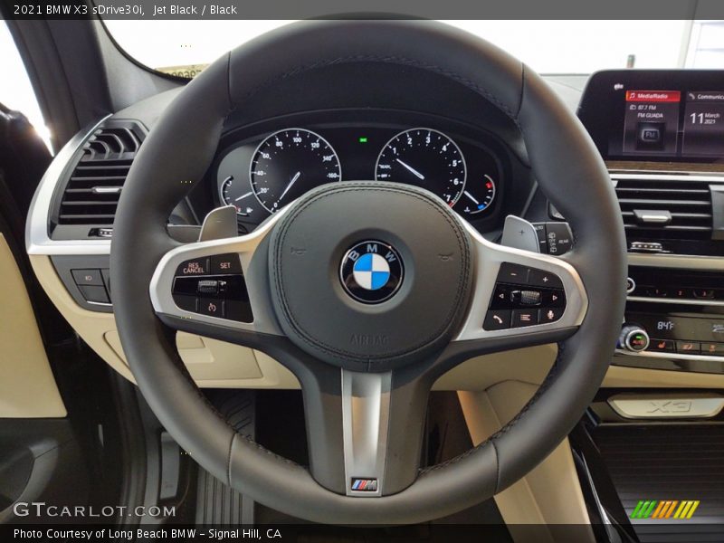 Jet Black / Black 2021 BMW X3 sDrive30i