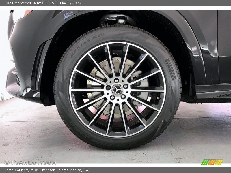Black / Black 2021 Mercedes-Benz GLE 350