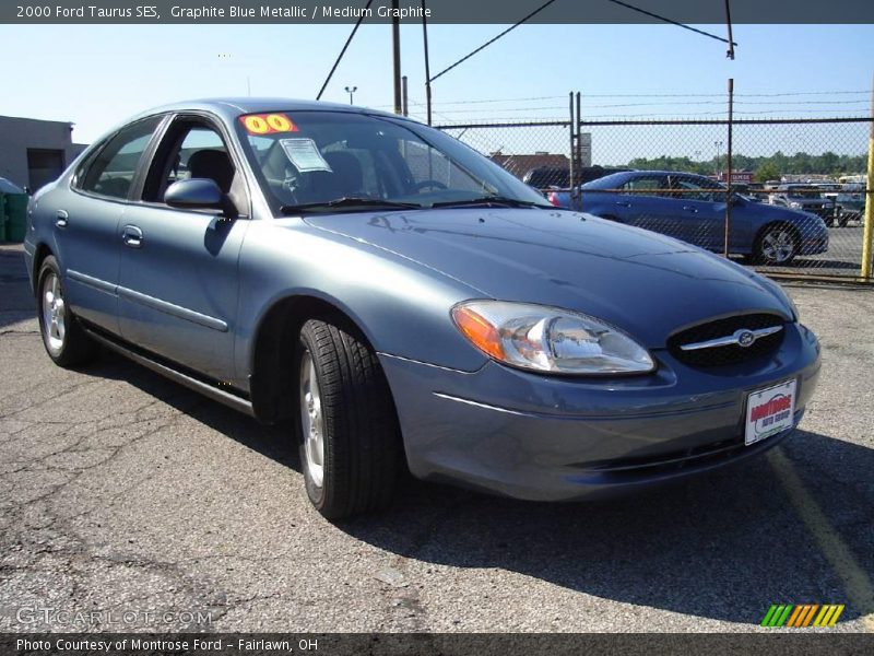 Graphite Blue Metallic / Medium Graphite 2000 Ford Taurus SES