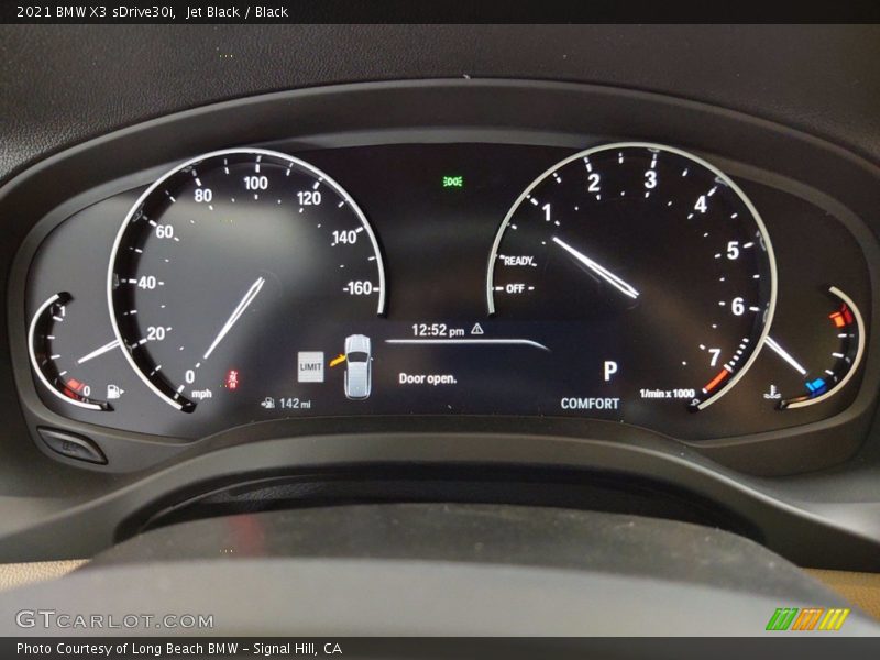 Jet Black / Black 2021 BMW X3 sDrive30i