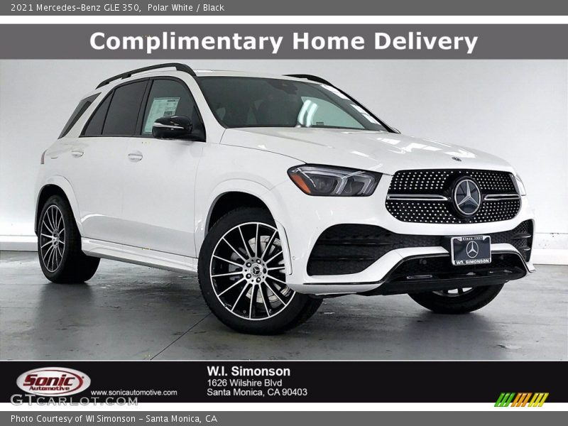 Polar White / Black 2021 Mercedes-Benz GLE 350