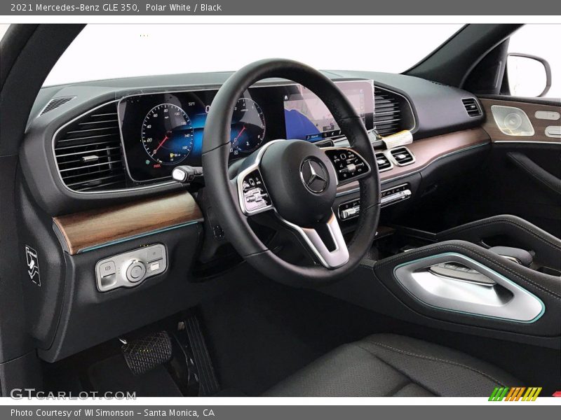 Polar White / Black 2021 Mercedes-Benz GLE 350