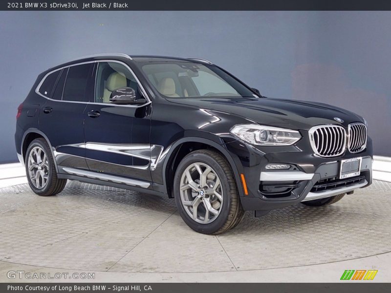Jet Black / Black 2021 BMW X3 sDrive30i