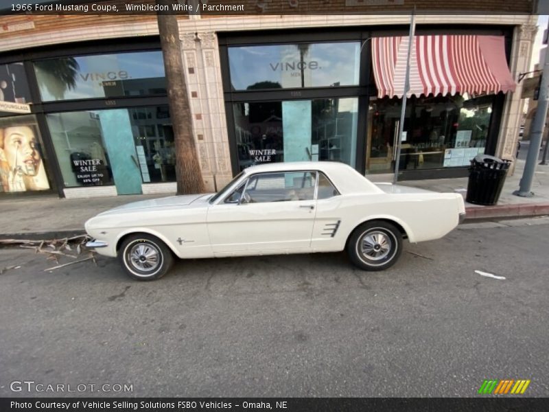  1966 Mustang Coupe Wimbledon White
