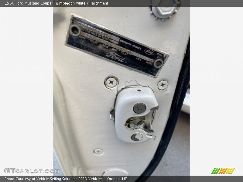 Wimbledon White / Parchment 1966 Ford Mustang Coupe