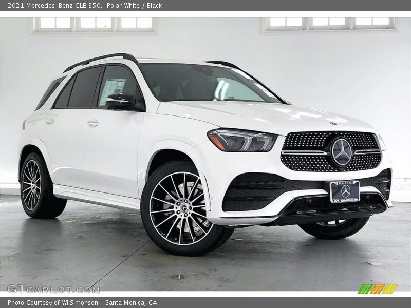 Polar White / Black 2021 Mercedes-Benz GLE 350