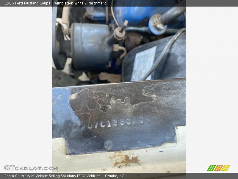 Wimbledon White / Parchment 1966 Ford Mustang Coupe