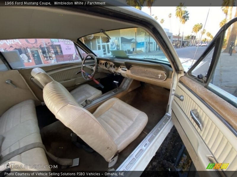  1966 Mustang Coupe Parchment Interior
