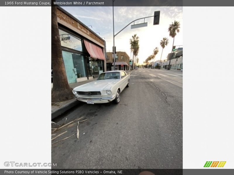 Wimbledon White / Parchment 1966 Ford Mustang Coupe